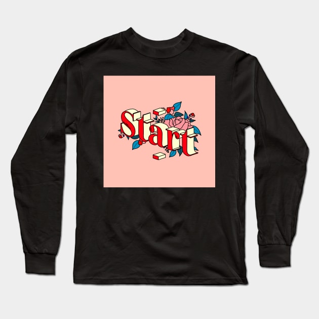 Start Long Sleeve T-Shirt by magyarmelcsi